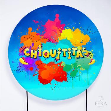 Imagem de Painel Decorativo para Festa 1,30x1,30 metros Vesti Fácil com Elástico Novelas - Fera Print