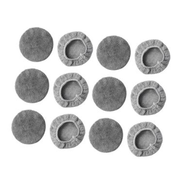 Imagem de IEUDNS Almofadas de substituição de 12x para limpeza de janelas Robot Window Cleanner Pads Pano de microfibra para vidro da porta de ladrilho, Textura de Lã