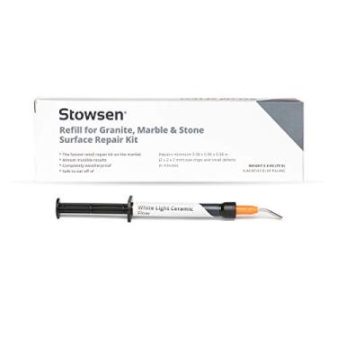 Imagem de Refil para granito, mármore e kit de reparo de pedras - conserte lascas e defeitos em minutos | Restaura azulejos e bancadas com facilidade | para mármore ou pedra de quartzo crociano | resultados impecáveis sempre