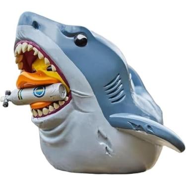 Imagem de TUBBZ Boneco colecionável de vinil de borracha Giant Bruce (garrafa de gás) – Mercadoria oficial do Jaws – TV, filmes e videogames