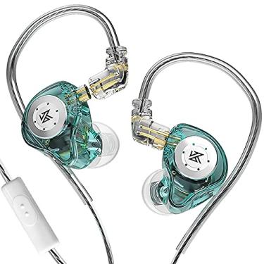 Imagem de erjigo Monitores intra-auriculares EDXPro KZ EDX, estéreo Hi-Fi/Studio IEM com fio, isolamento de ruído, fones de ouvido/fones de ouvido esportivos com cabo destacável para músicos audiófilos (com