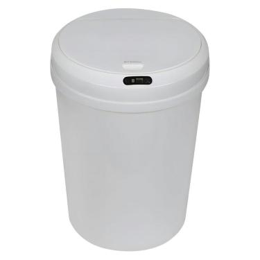 Imagem de Lixeira Automática Com Sensor 12l - Praticidade e Higiene branca