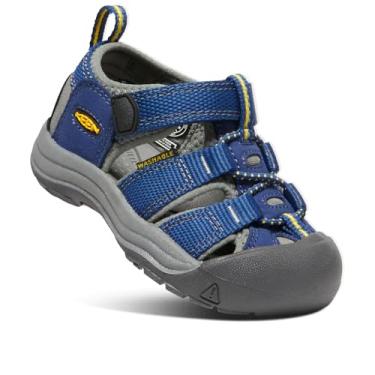 Imagem de KEEN Sandália infantil unissex Newport H2 com bico fechado, Profundidade azul/gárgula, 19