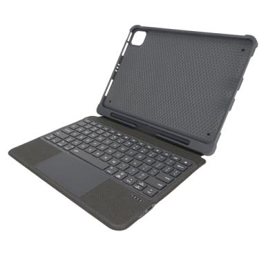 Imagem de Tablet Teclado Case, Teclado Magnético RGB Backlight Sem Fio Com Touchpad para IOS Air 4/5 10.9in, Pro 2018/2022 11in Tablet, TPU, Couro PU, Suporte de ângulo Ajustável