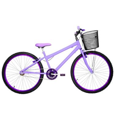Imagem de Bicicleta Feminina Aro 26 Rbx Alumínio Colorido Cor Lilás E Violeta