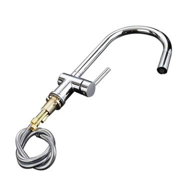 Imagem de Torneira Gourmet Ducha Retratil Cozinha Bancada 2 Modos De Jato Monocomando Quente Frio