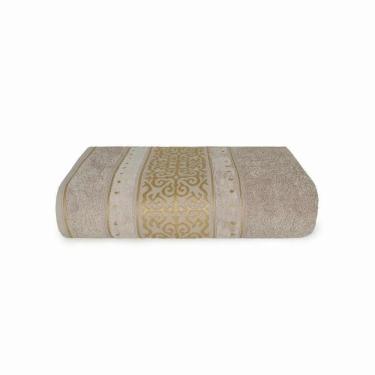 Imagem de Toalha De Rosto La Vie 450 G/m2 Fio Penteado Appel Bege Barroco