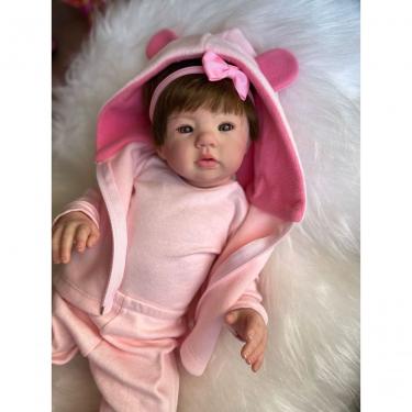 Imagem de Bebê Reborn Gabi - Kit Completo Corpo Do Bebê Tecido