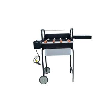 Imagem de Churrasqueira Lobo Mexicana Portátil com Braseiro + 4 Espetos - Lobo C