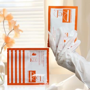 Imagem de NOVAL Máscaras De Mão Nail Design, Luvas Hidratantes Com Colágeno E Queratina Para Salão Spa (3 Pares)