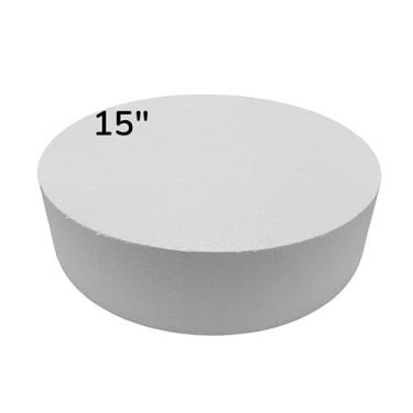 Imagem de FromJenn,WithLove Fromjennwithlove - Manequim De Bolo 15 X 4 Polegadas Isopor Para Confeiteiros Criativos, Prática Glacê Durável E Resistente Aplicação Fondant, Ideal Iniciantes Profissionais