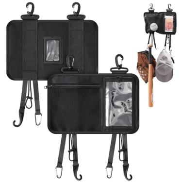 Imagem de Geelin 1 pacote organizador 5 em 1 gancho de equipamento de beisebol softball, com clipes e prostituta para cerca, luvas de beisebol, capacetes, luvas de rebatedores, bolas, telefone, taco e mais