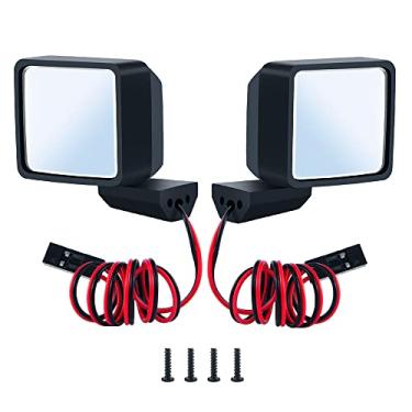 Imagem de RCLIOLN Kit De Espelho Retrovisor Lateral 1/6 Para Carro Rc Com Luz Led Atualizações Rastreador Axial Scx6