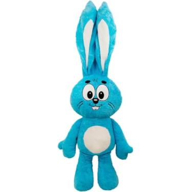 Imagem de Coelho Sansão 75cm Tecido Antialérgico Soft Touch, Turma da Mônica Oficial, Bichinho de Pelúcia