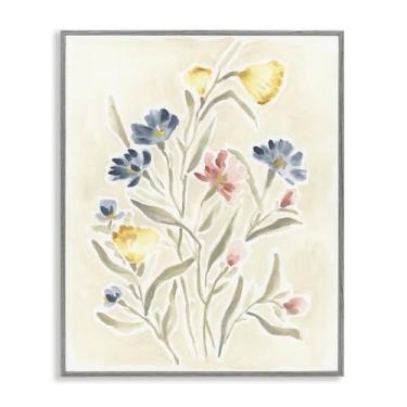 Imagem de Stupell Industries Cottage Posey Bunches Gray Framed Giclee Art Design por June Erica Vess, 61 x 76