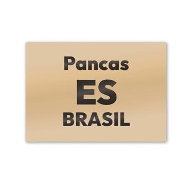 Imagem de Imã de Geladeira Pancas Espírito Santo MDF 8cmx5cm Evento