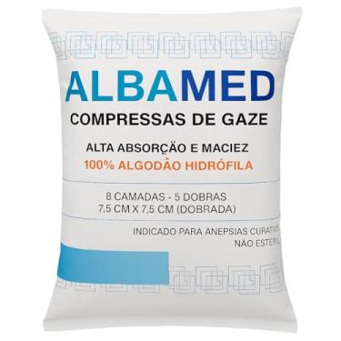 Imagem de Kit 3 Pacote Compressa Gaze Curativo 09,11,13 Fios 100% Algodão Pacote 500 unidades (11 Fios)