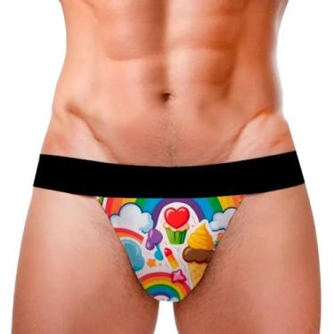 Imagem de Jockstrap Cueca Sensual Pride Sorvete Pimenta Sexy