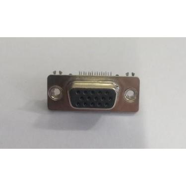 Imagem de Conector Sata 90g Vga Preto - Kit Com 05 Peças - FOURSOLUTIONS