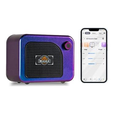 Imagem de MOOER Mini Amplificador De Guitarra Portátil Hornet05I Para Prática, Bluetooth 5W E Bateria Recarregável, 101 Tipos Efeitos Com Delay/Mod/Od, Loop, Bateria, Afinador Elétrico