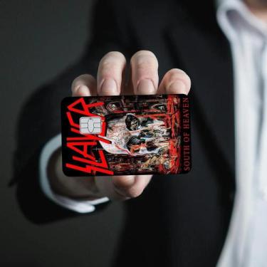 Imagem de Heavy Metal Rock Band Slayer Anime Capa Frontal Adesivo 3D Pele Para C