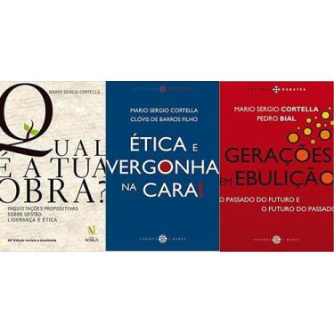 Imagem de KIT 3 LIVROS CORTELLA Qual é a tua obra + Ética e vergonha na cara + G