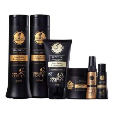 Imagem de Cavalo Forte Haskell Cosmética Capilar Kit C/ 6 Produtos P