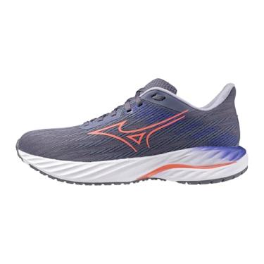 Imagem de Mizuno Tênis de corrida feminino Wave Inspire 21 D, Coral impressionante de granito azul, 8 Wide