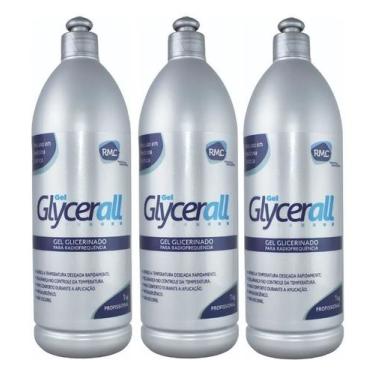 Imagem de Glycerall 1kg Rmc Gel Para Radiofrequência - Kit com 3