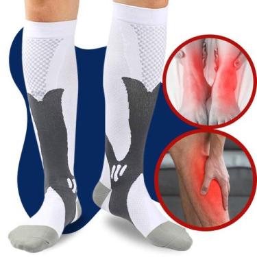 Imagem de Meia de Compressão para Formigamentos, Espasmos Câimbras e Dores - Erg