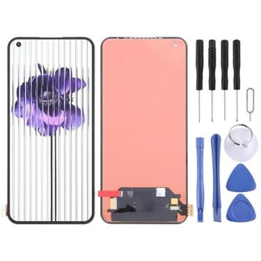 Imagem de YUNCHAO Acessórios telefônicos Para notar o telefone 1 tela A063 LCD com o Digitalizer Full Monty (preto) Substituição do telefone celular