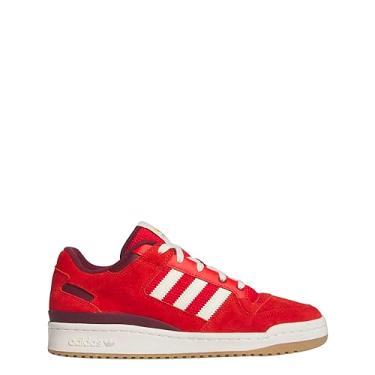 Imagem de adidas Originals Forum Low Classic Tênis masculino IE7176 (Vermelho/Off Wh), tamanho 43, Vermelho/goma/off-white, 43