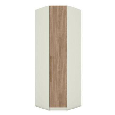 Imagem de Armário De Canto Oblíquo 1 Porta Seletto Areia Jequitibá - Henn - MÓVE