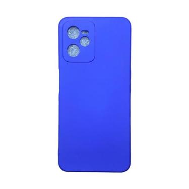 Imagem de Capa Realme C35 Silicone Aveludada Protege Câmera Colorida Capinha Ant