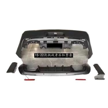 Imagem de Kit de carroceria para para-choque dianteiro e traseiro compatível com Dodge Challenger, Demon Hellcat modificado, roda, sobrancelha, capô(15-22)