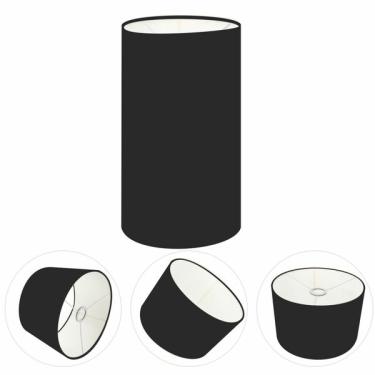 Imagem de Cúpula Abajur Cilíndrica Cp-8002 Ø13x30cm Preto