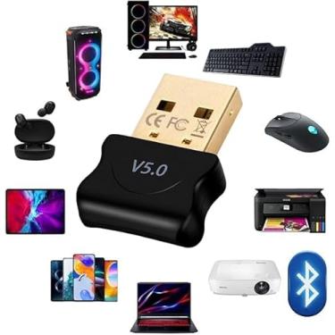 Imagem de Adaptador Bluetooth 5.0 USB Receptor Dongle Para PC Computador Notebook Compatível Com Fone De Ouvido Gamepad Impressora Mouse Teclado Windows Linux Andarix IMPORT PREMIUM