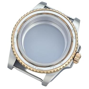 Imagem de FEIYASHI Caixa de relógio de luxo ouro rosa vidro de cristal de safira para NH35 NH34 NH38 ETA2824 Miyota 8215 Movimento Mostrador de 28,5 mm, Movimento ETA2824 PT5000 + tampa inferior de vidro 2