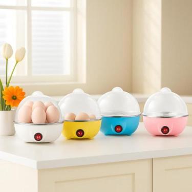 Imagem de Cozedor De Ovos Elétrico Egg Cooker 7 Ovos 110V Vapor - LIP, Amarelo