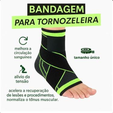 Imagem de Tornozeleira Ortopédica Ajustável para Recuperação Pós-Treino - ASAF