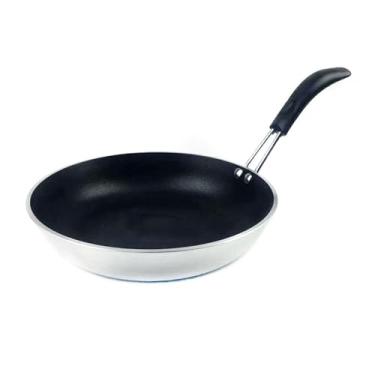 Imagem de Fritar não -estick Fritar alumínio Liga de alumínio alta resistência a temperatura Universal para fogão de indução Cozinha de cozinha doméstica comercial (20cm)