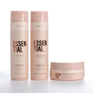 Imagem de BRAÉ Kit Essential Intense Repair (3 produtos) sh 250ml + cond 250ml +