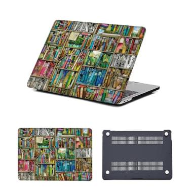 Imagem de HLAAJJX Capa de laptop para MacBook Air 13 polegadas M4 M3 M2 2025 2024 2023 2022 A2681 A3113 A3240 Retina/Touch ID, capa rígida protetora para computador MacBook Air 13, livro