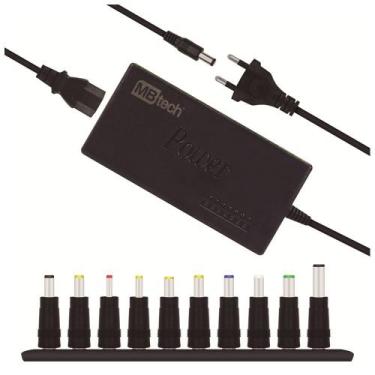 Imagem de Fonte Carregador Universal Para Notebook Bivolt 8 Conectores - MBtech