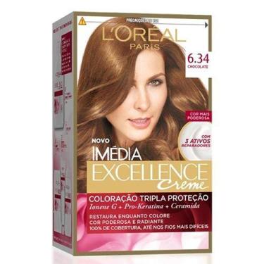 Imagem de Coloração Imédia Excellence - 634 Chocolate - L'ORÉAL