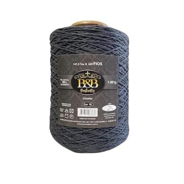 Imagem de Barbante B&B 6 Fios 1Kg/1000 m (Chumbo)