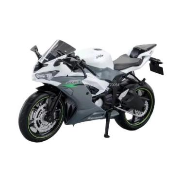 Imagem de Modelo De Motocicleta Kawasaki Z1000 ZX-6R Em Escala 1:12 De Liga Metá