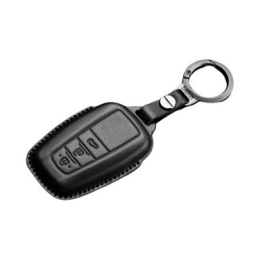 Imagem de Capa De Chave De Couro Para Toyota Corolla Camry RAV4 CHR Hilux Prius 