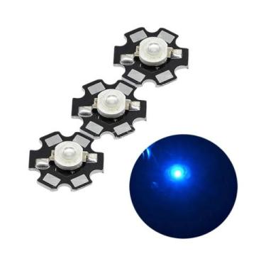 Imagem de Lâmpada LED De Alta Potência 1W Chip 10Pcs COB DIY Com Dissipador De C