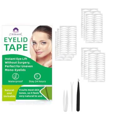 Imagem de Fita adesiva de pálpebra lateral única invisível natural de 6 mm, 780 unidades, tira de fibra de uso médico, lifting instantâneo dos olhos sem cirurgia, perfeito para mono-pálpebras irregulares, fácil